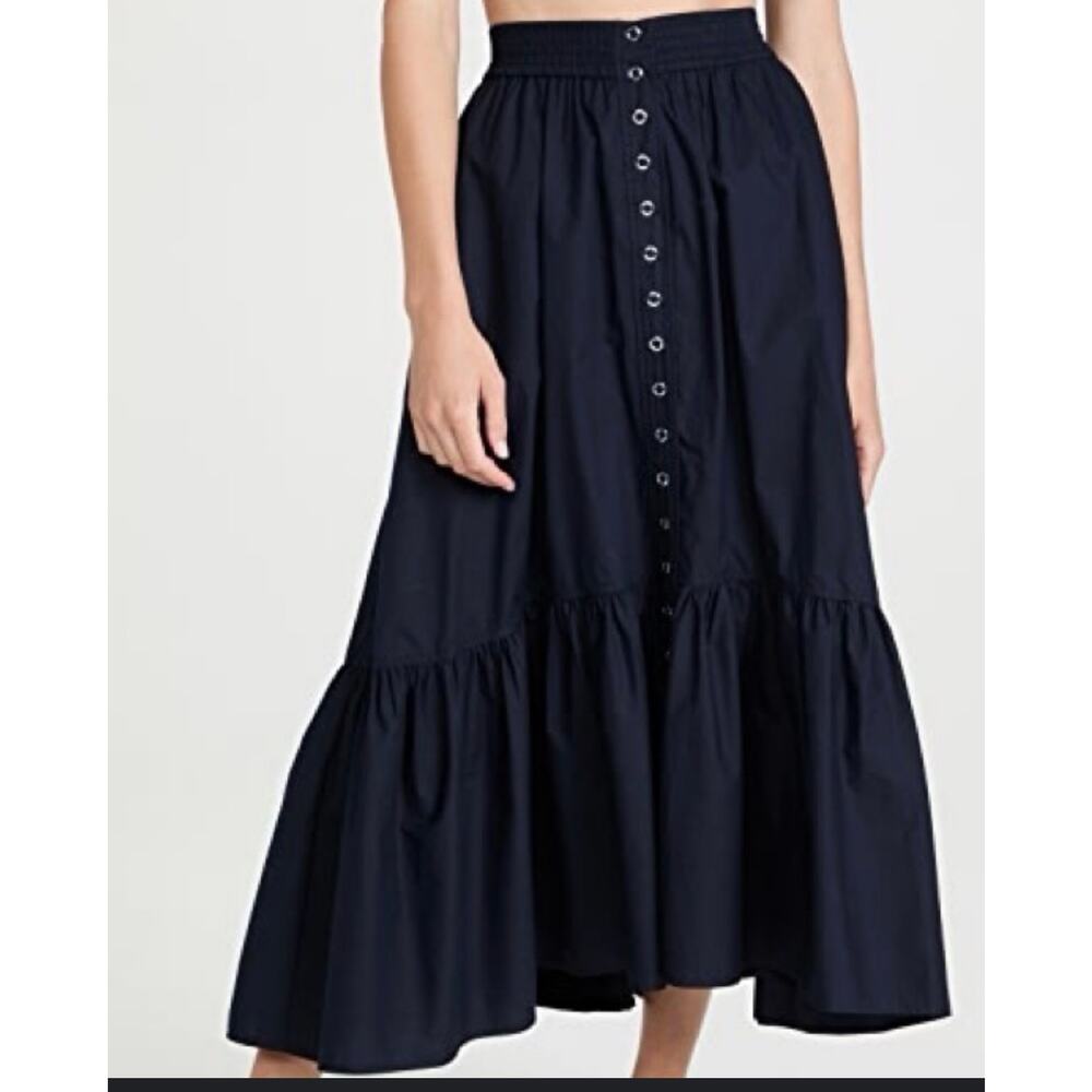 A.L.C jade navy blue skirt size 2 - Picture 2 of 9